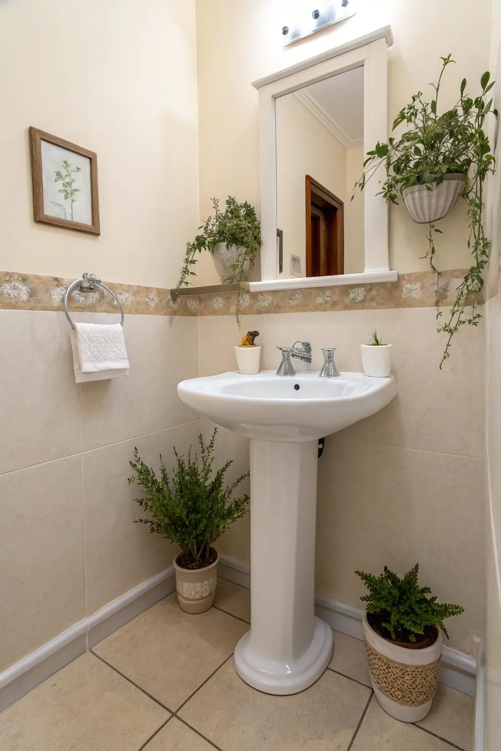 Keep it simple and elegant with a minimalist approach.