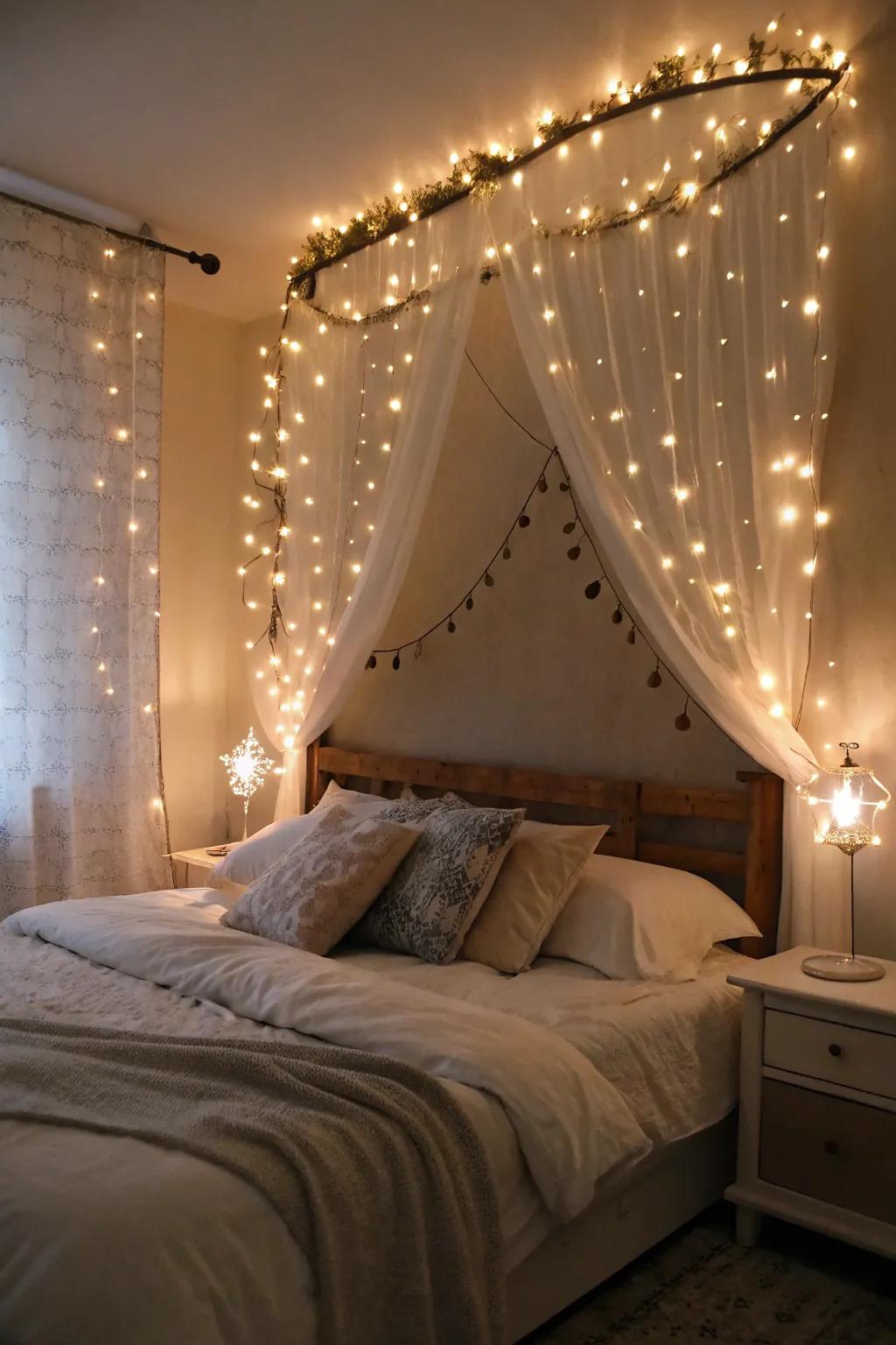 Fairy lights add a magical touch to any room.