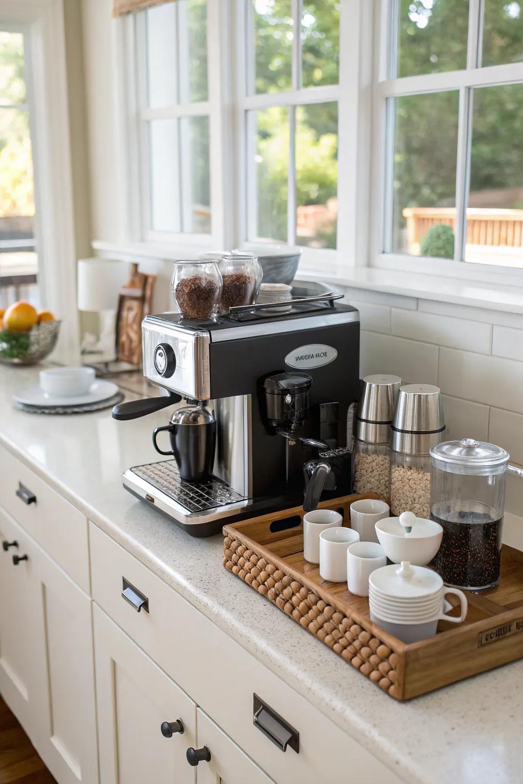 A well-organized coffee hub can make your mornings effortless and enjoyable.