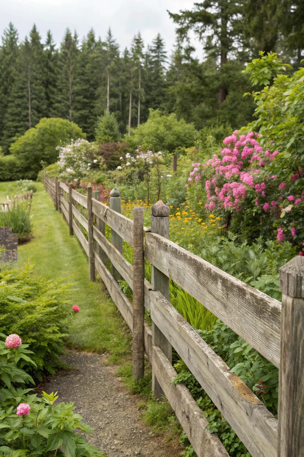 Classic cedar panels offer a warm and inviting look.