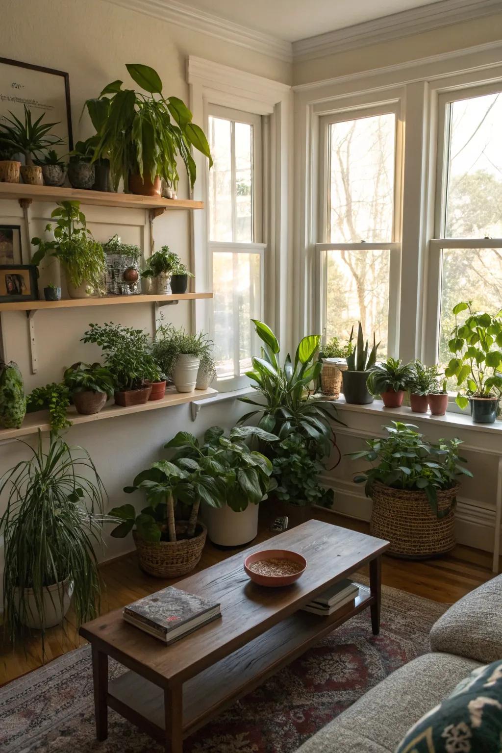 Bring nature indoors with a variety of plants to add life to your living space.