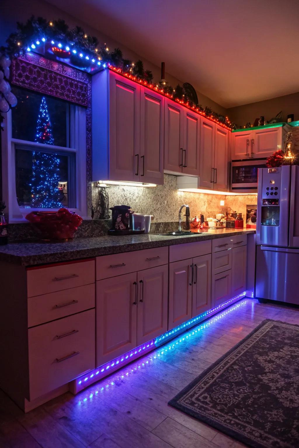 Set the mood with a spectrum of colors that transform your kitchen experience.