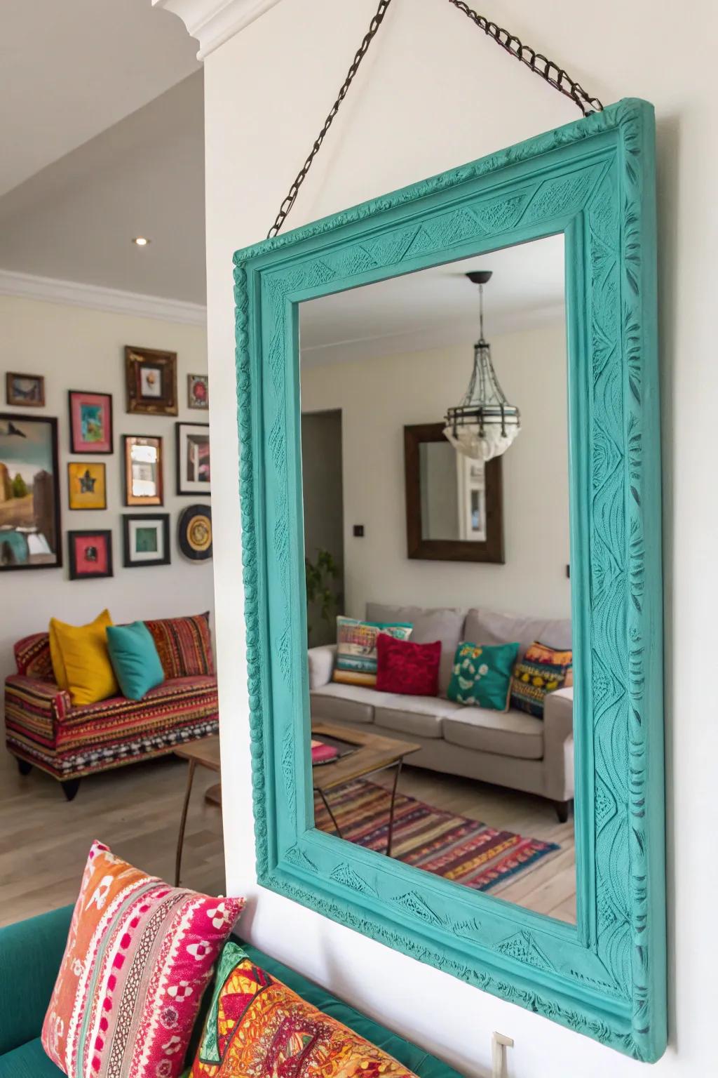 A bold color pop can transform your entire space.