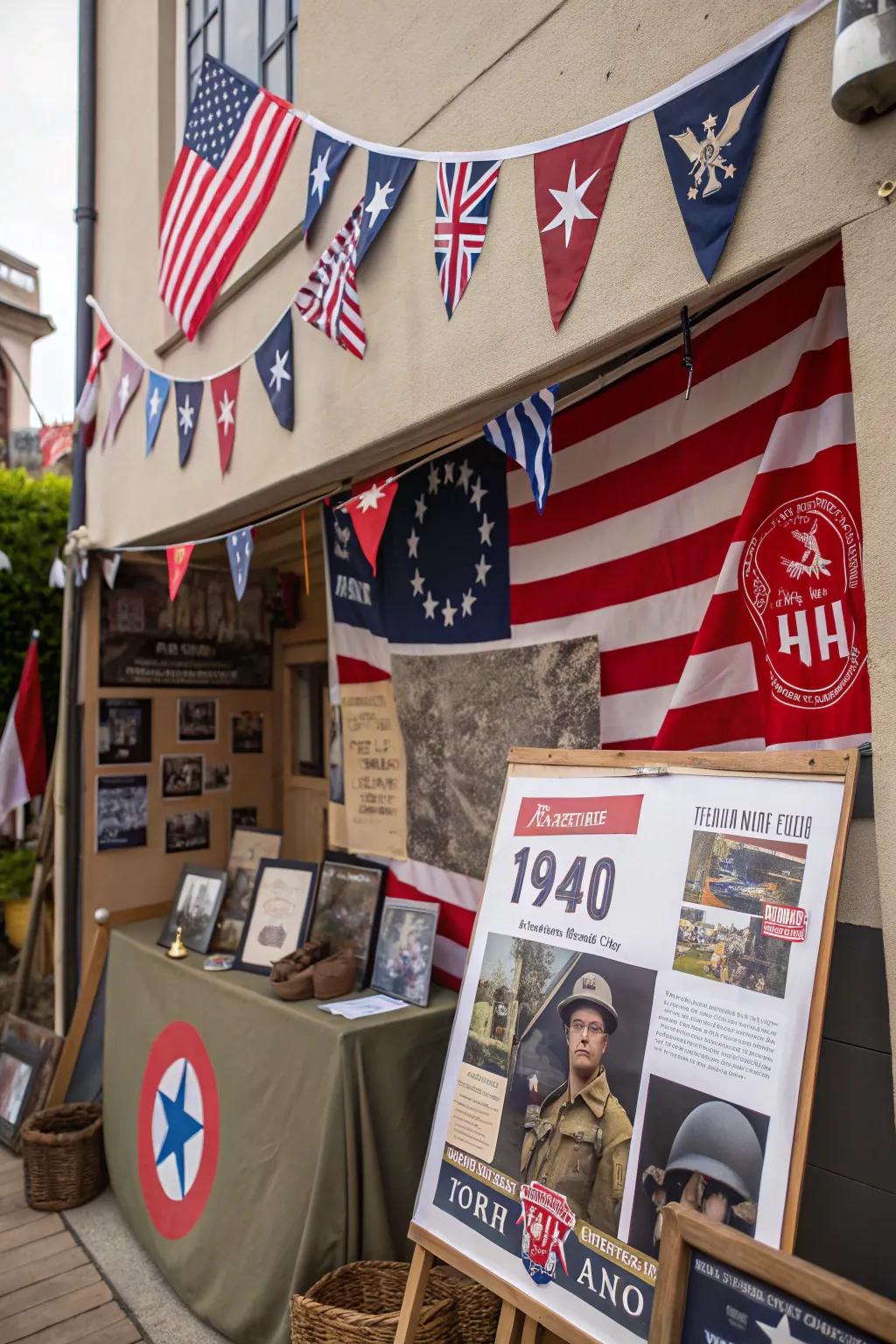 Enhance your decor with authentic wartime propaganda elements.