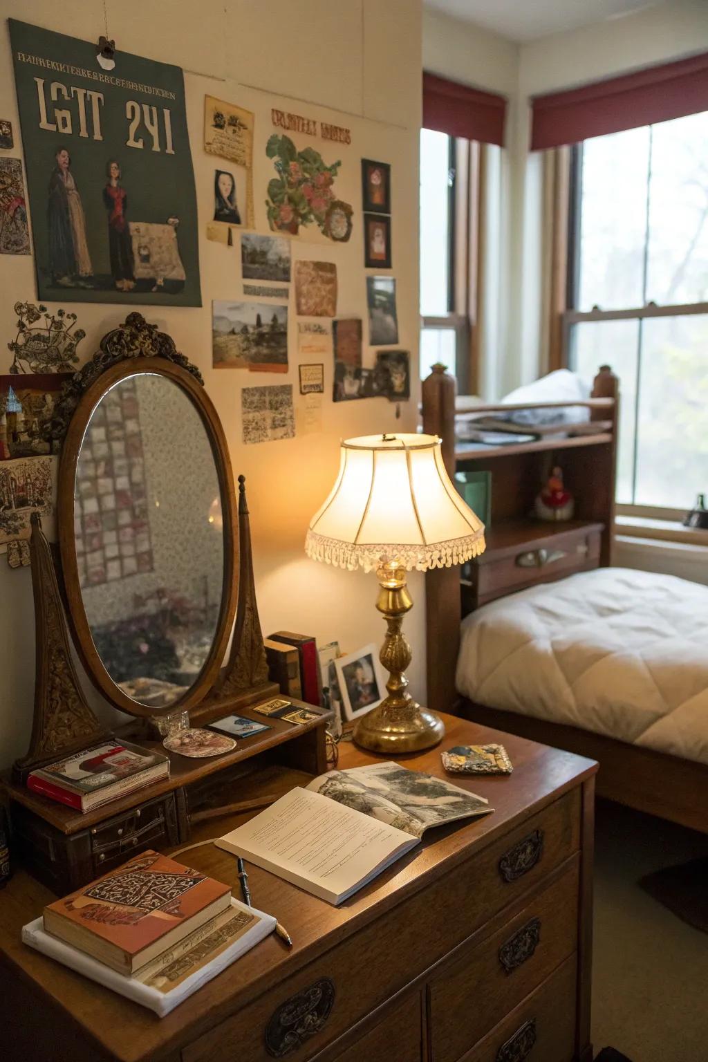 Vintage finds add unique character