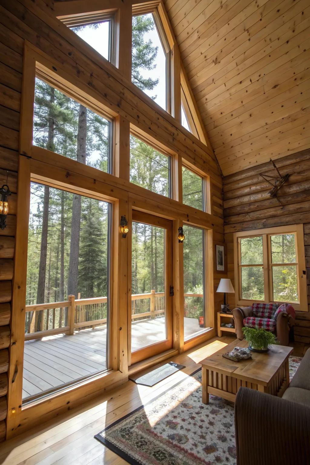 Energy-efficient windows provide better insulation and natural light.