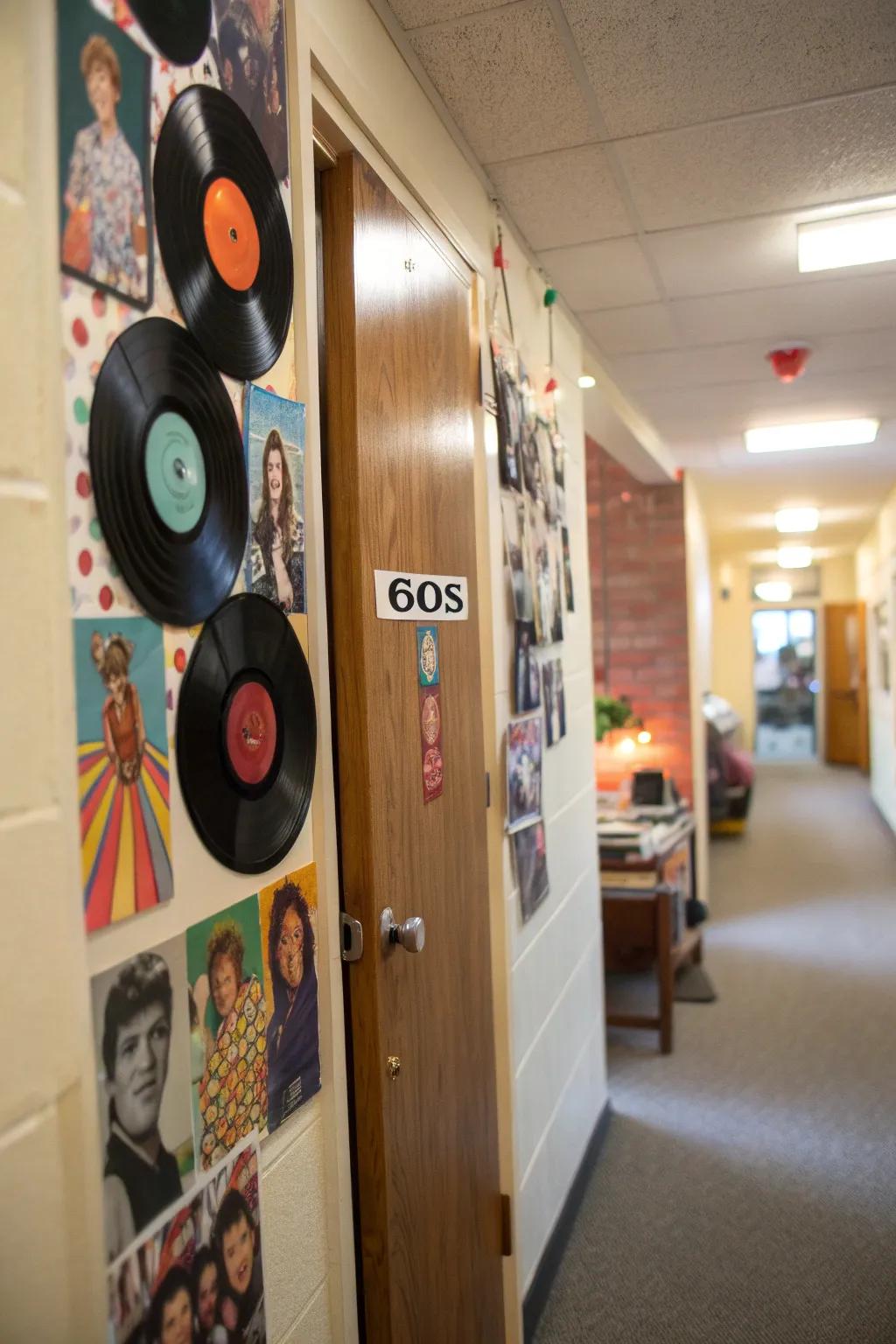 A door that celebrates the charm of retro style.