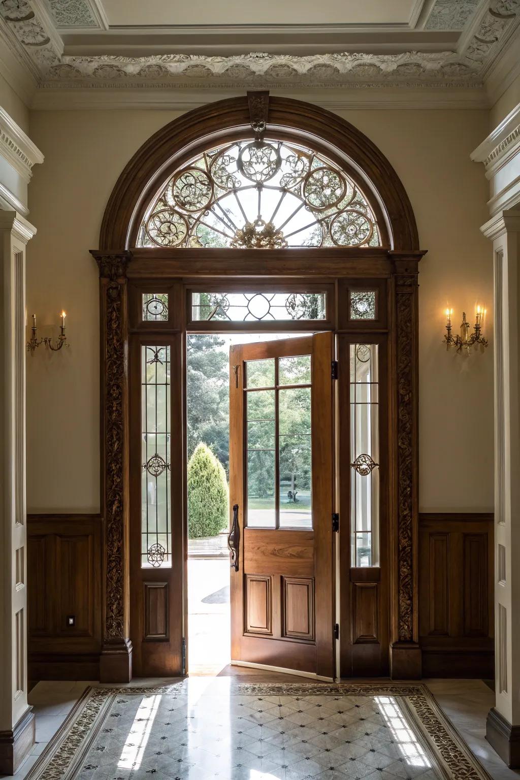 Enhance your entryway with the addition of a transom window.