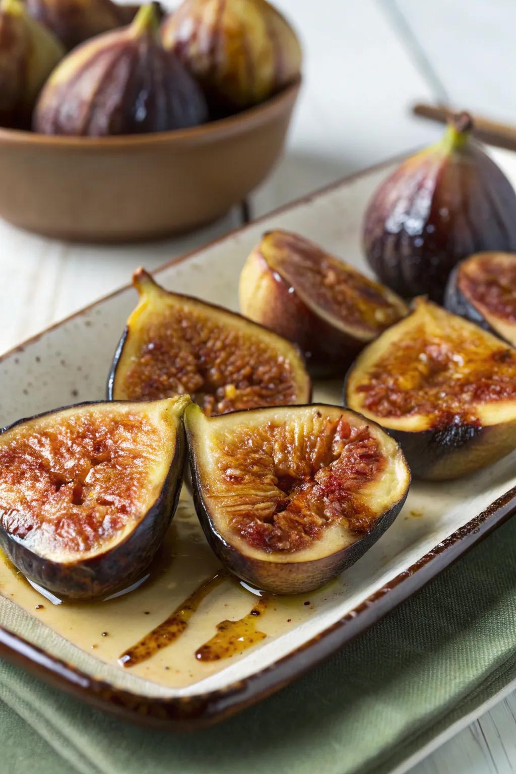 Grilled figs offer a sweet and smoky twist on dessert.