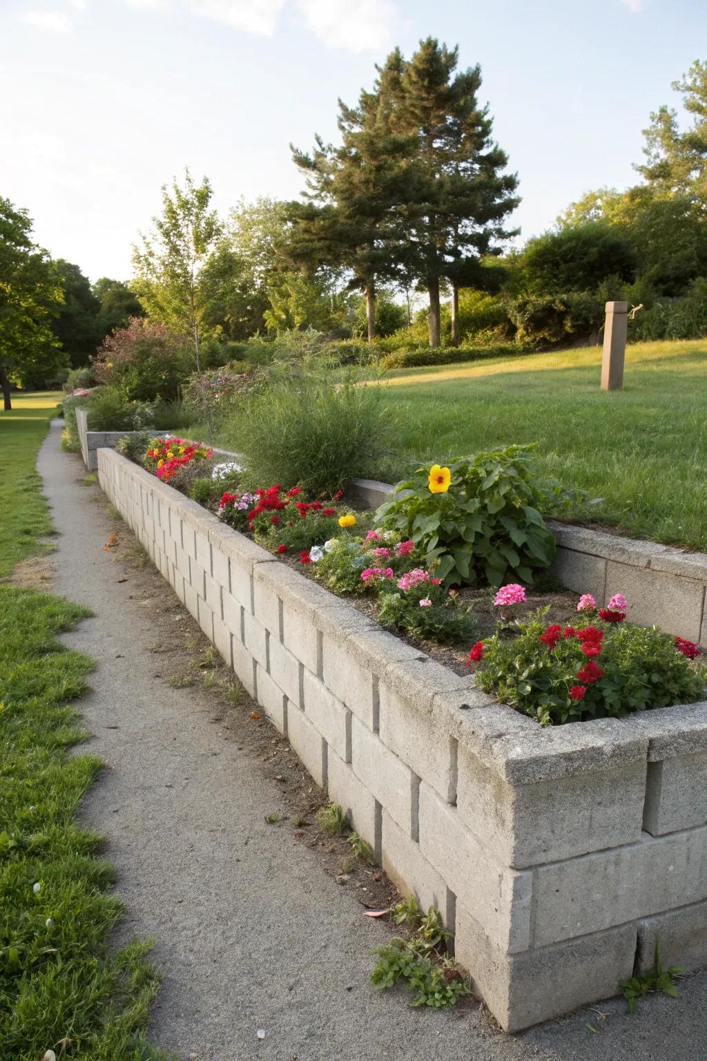 Retaining walls bring both structure and beauty to challenging landscapes.