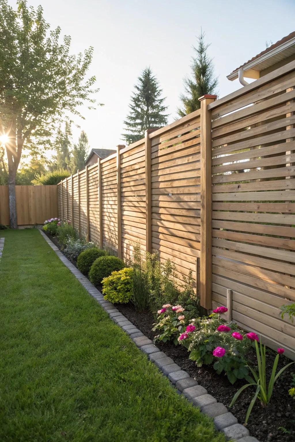 Louvered designs for adjustable privacy and light.