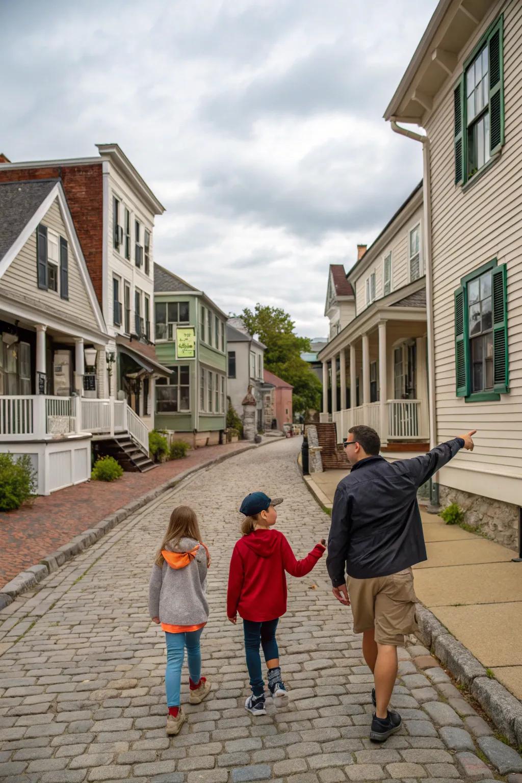 Discovering history together in a picturesque Maine town.