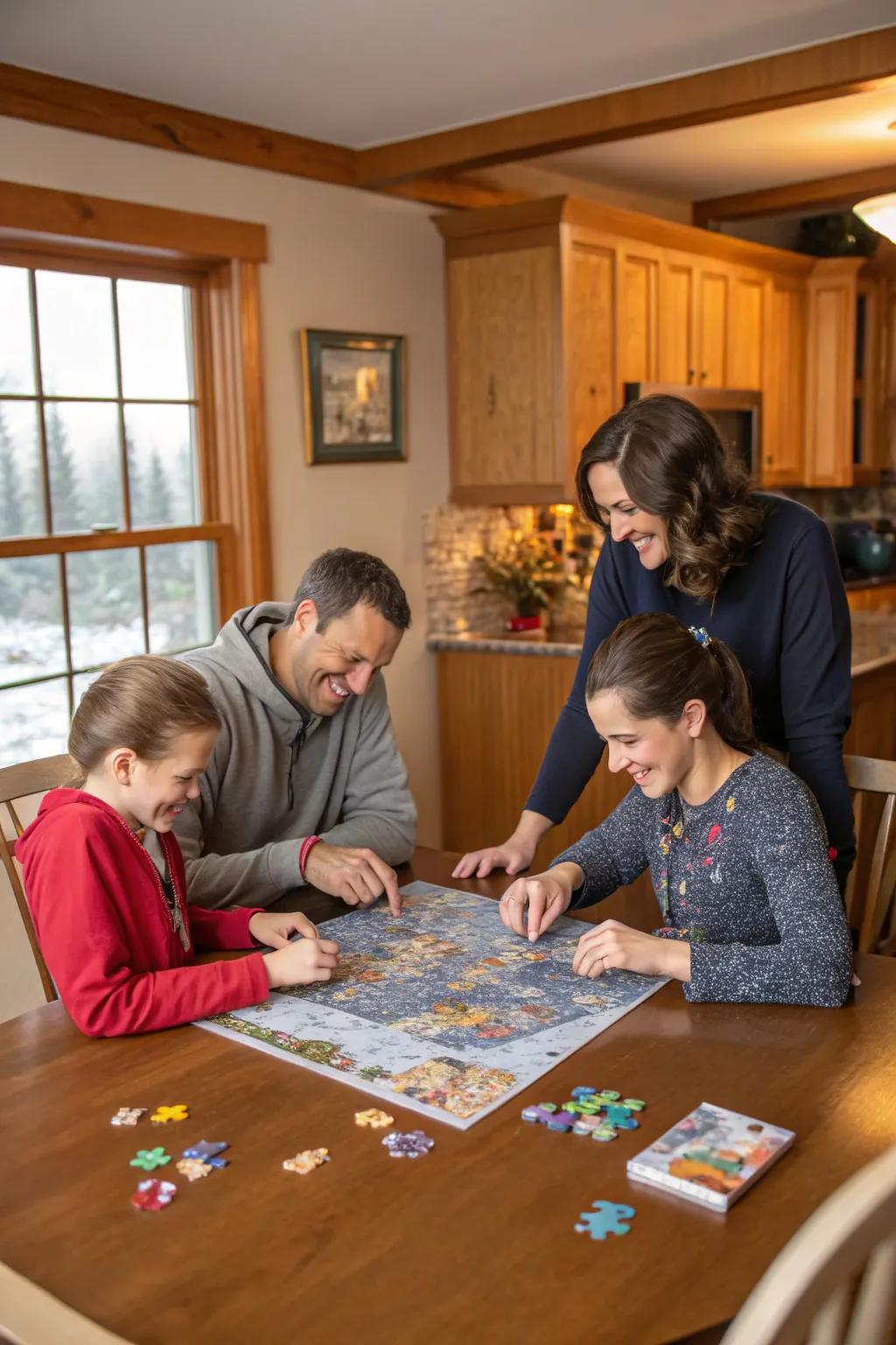 A personalized puzzle bringing family memories to life.