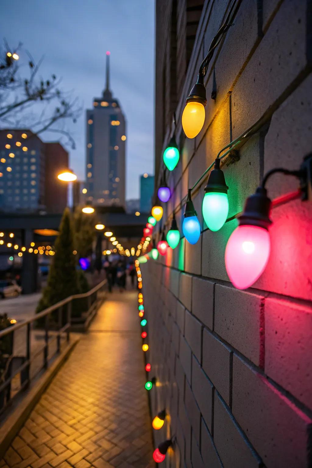 Instantly change the mood with colorful lighting.