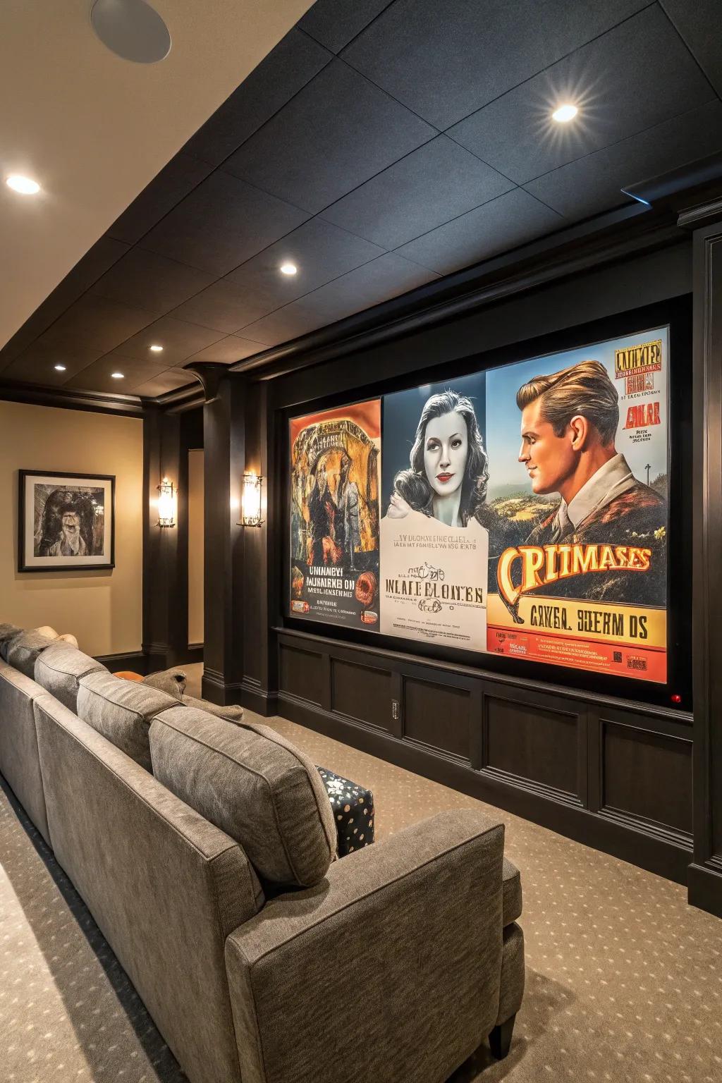 Movie posters bring cinematic magic to your decor.