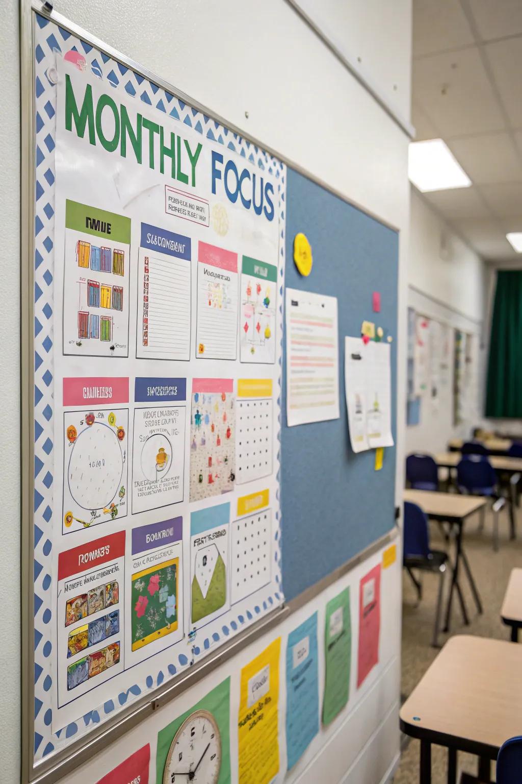 A monthly focus section adds educational value.