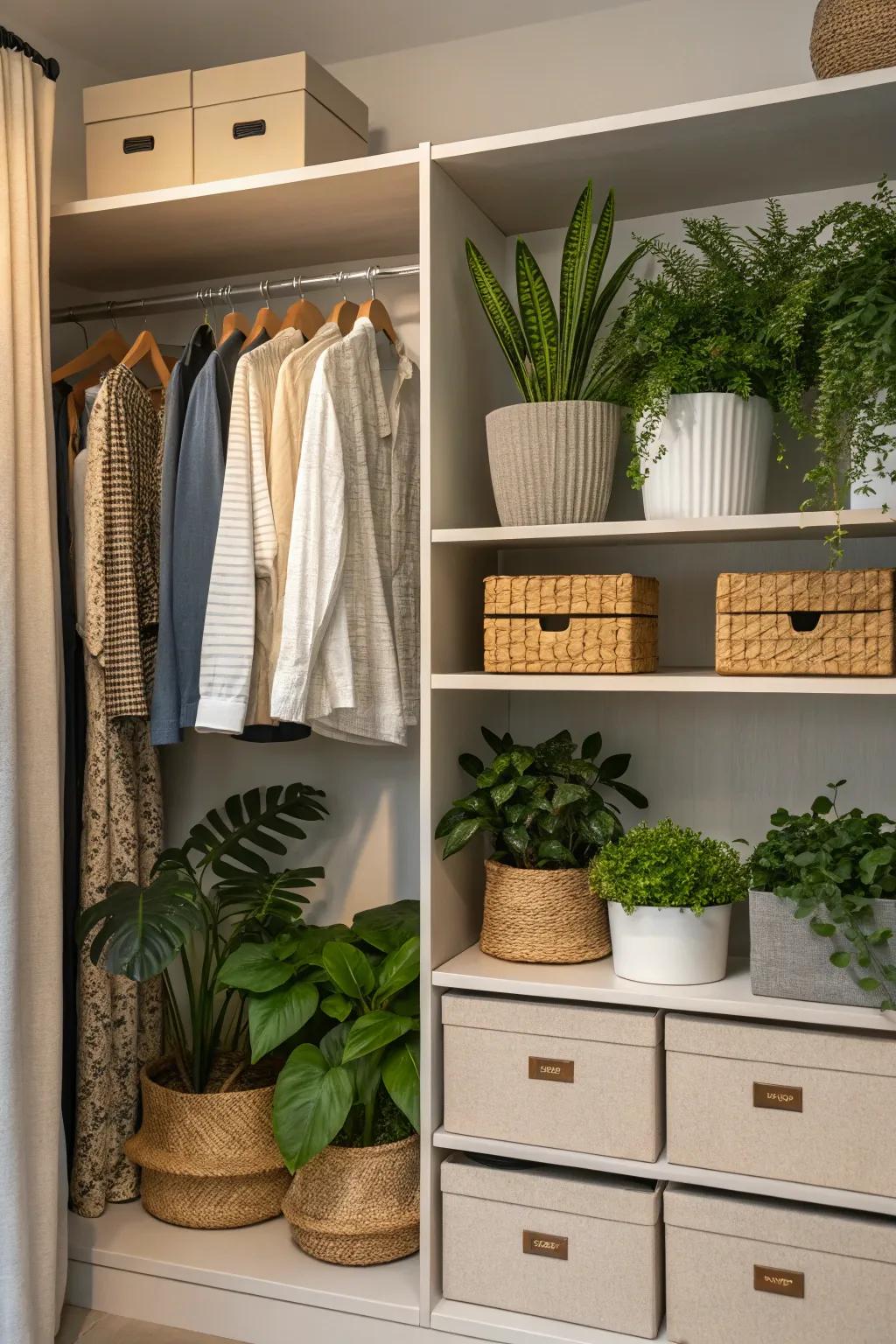 Personalize your wardrobe with decorative touches.