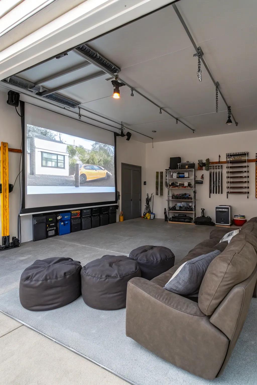 Turn your garage into a coastal entertainment hub.