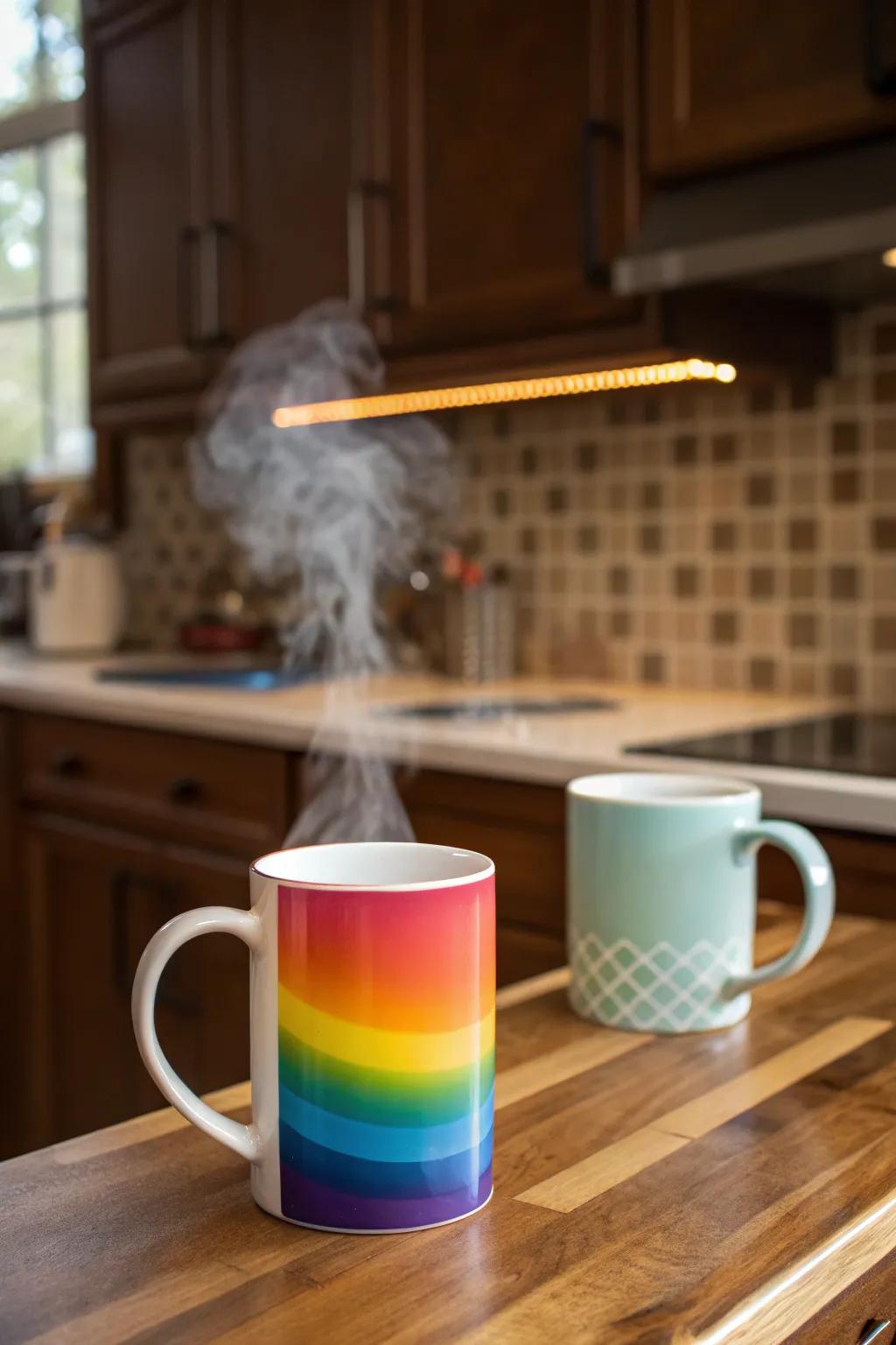 Mugs with hidden surprises add magic to your mornings.