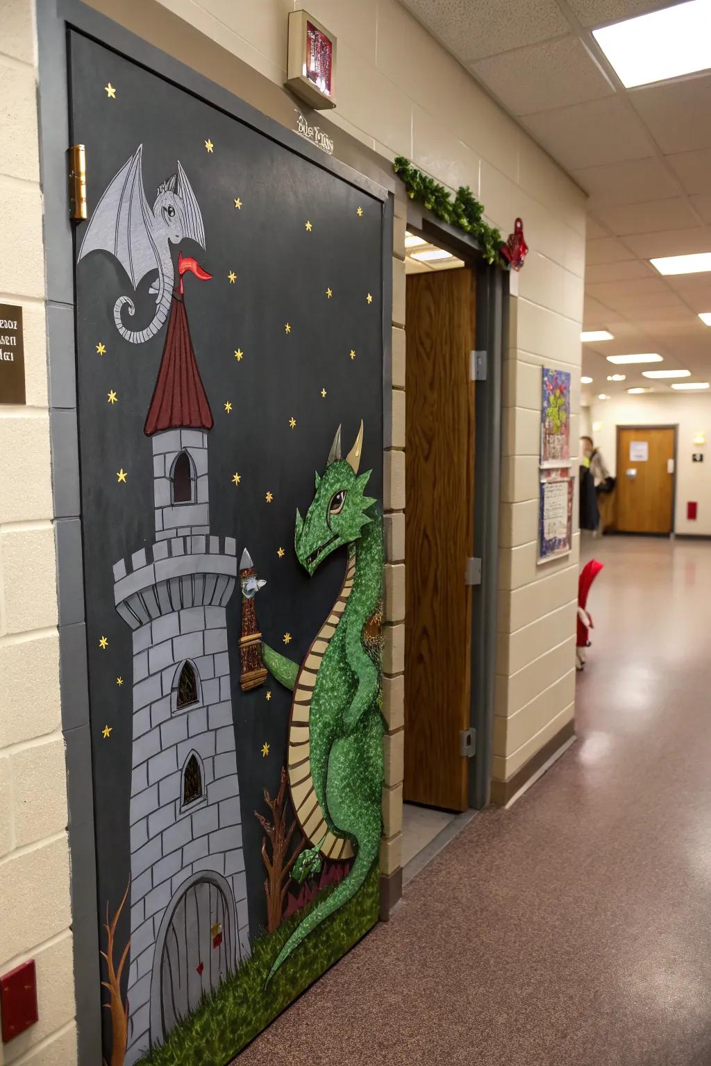 A fairytale door that transports you to a magical realm.