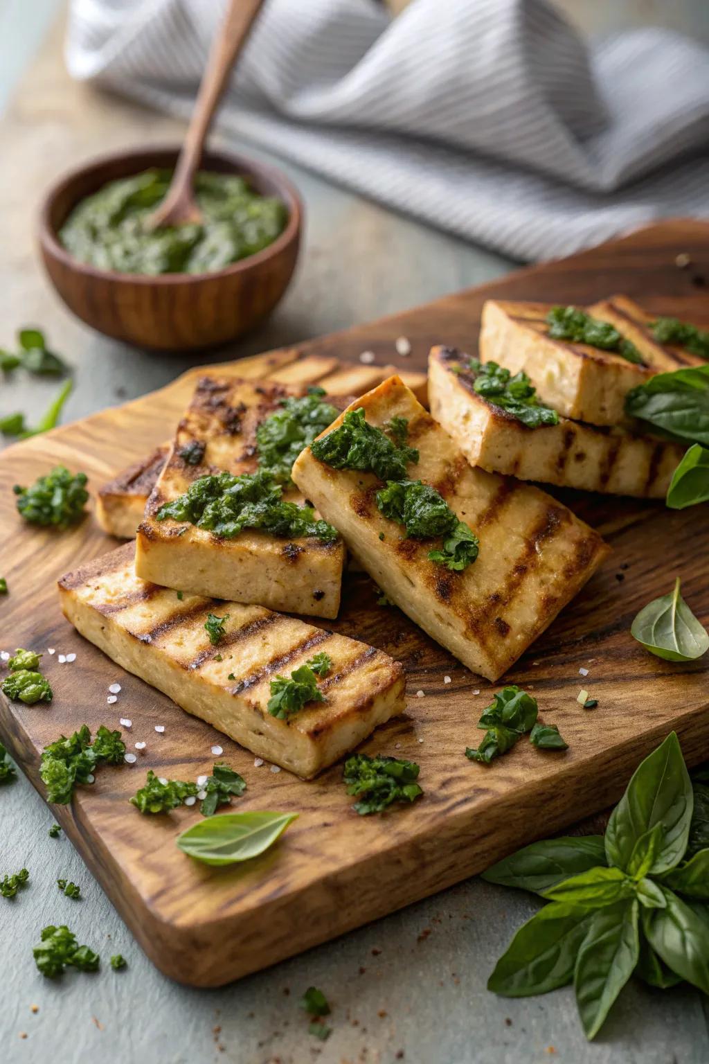 Grilled tofu is a flavorful plant-based option for grill lovers.