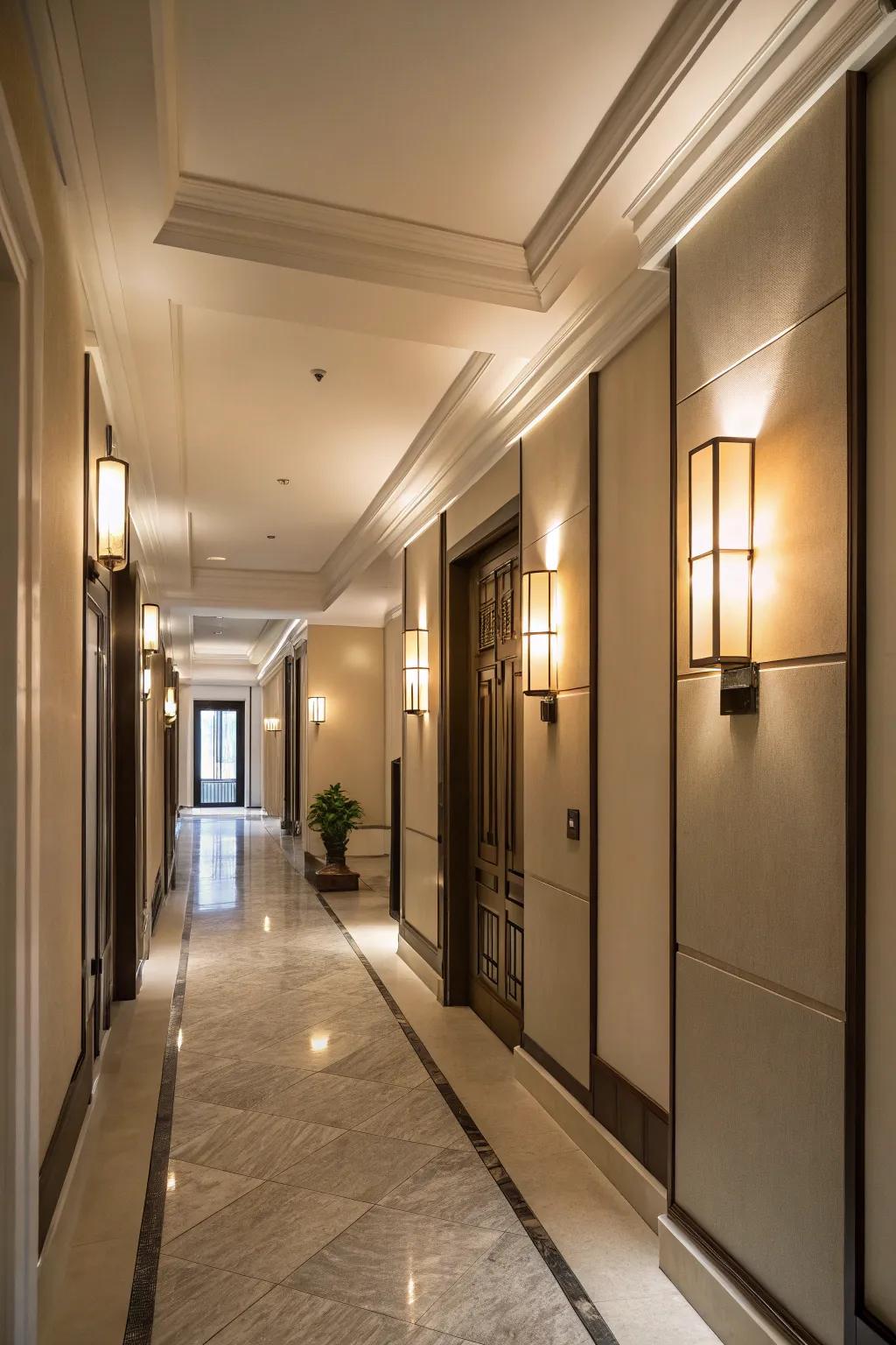 Dimmers provide flexible lighting options.