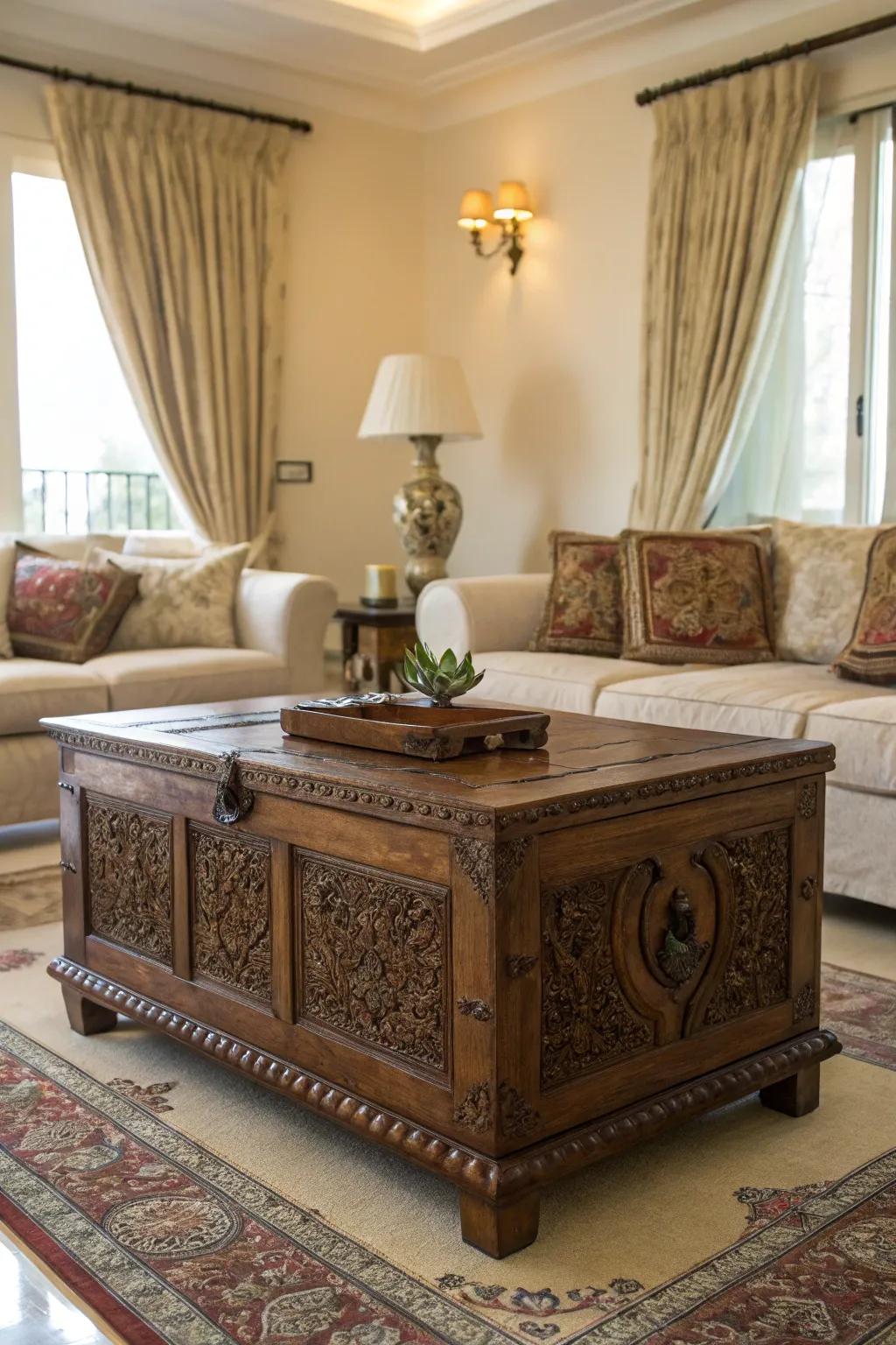 Vintage finds infuse character and a sense of history into home decor.