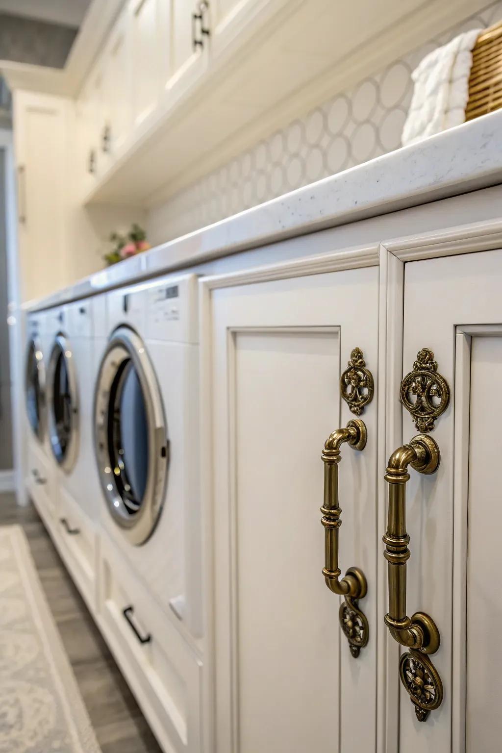 Decorative hardware enhances the sophistication of your cabinetry.