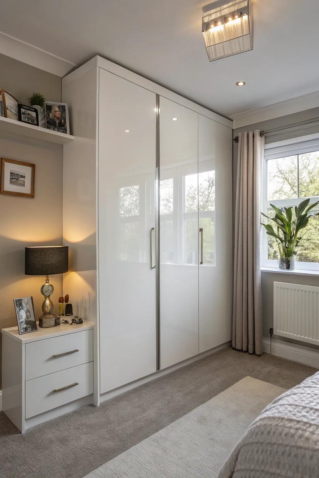 Corner wardrobes make the most of every inch.