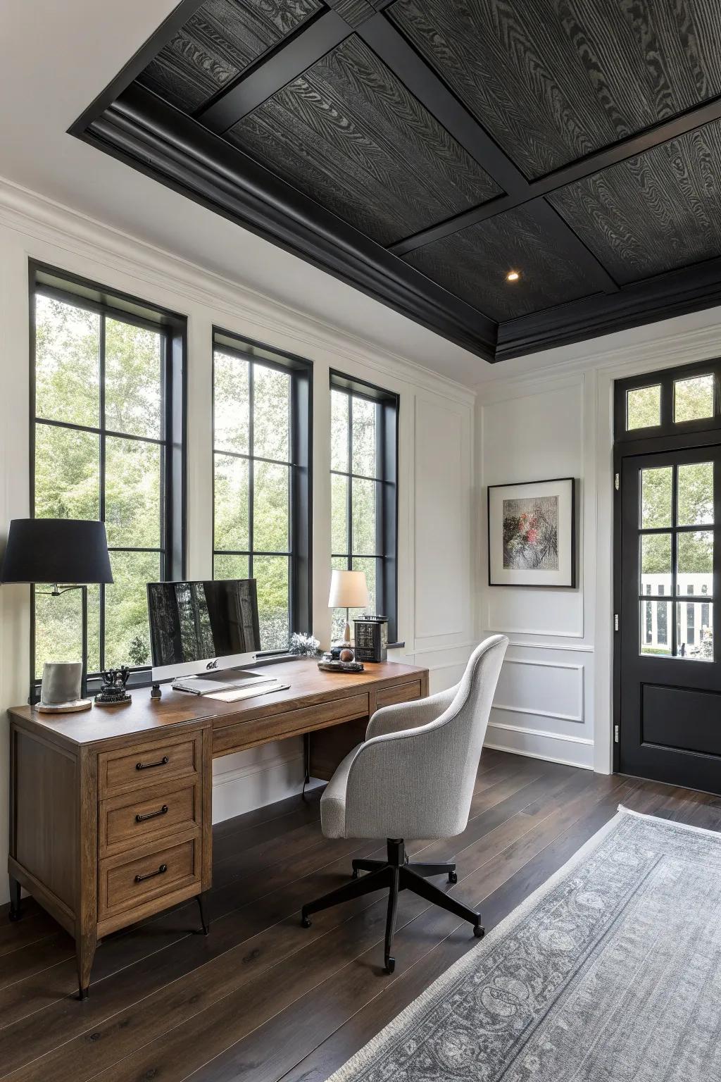 Sophisticated Black Ceilings