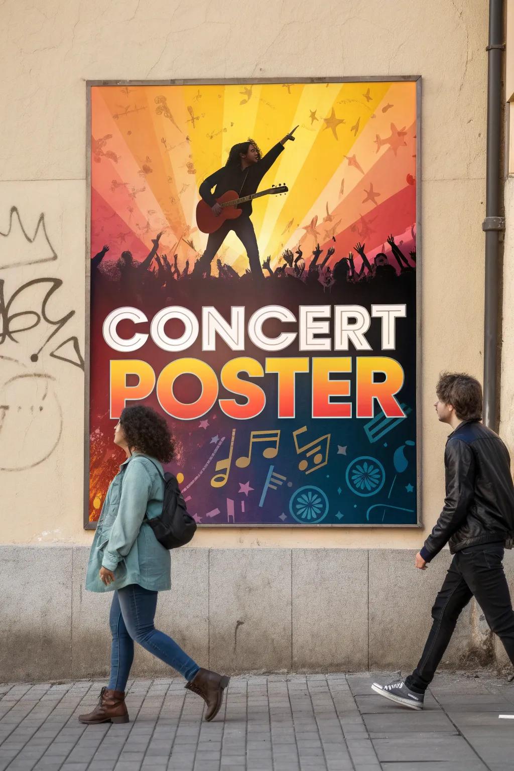 Music posters strike a chord with personal style.