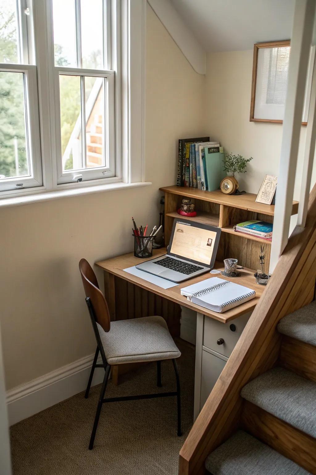 A mini workspace can add functionality to your landing.