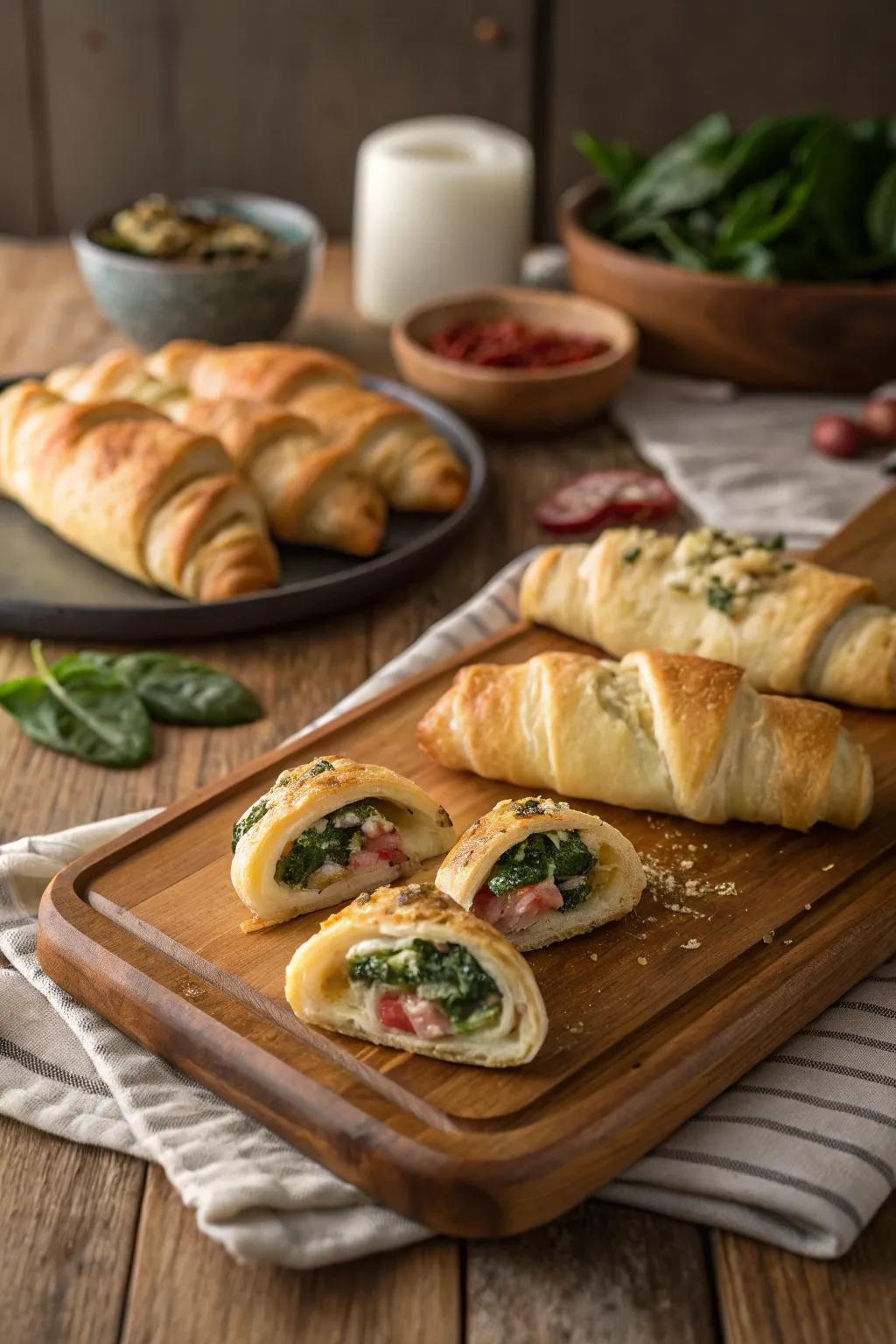 Savory pastry twists that are easy and delicious.