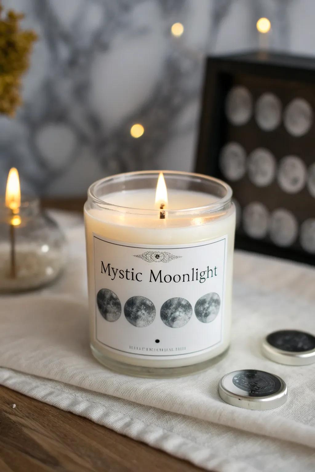 Mystic Moonlight Candle for Enchanting Evenings