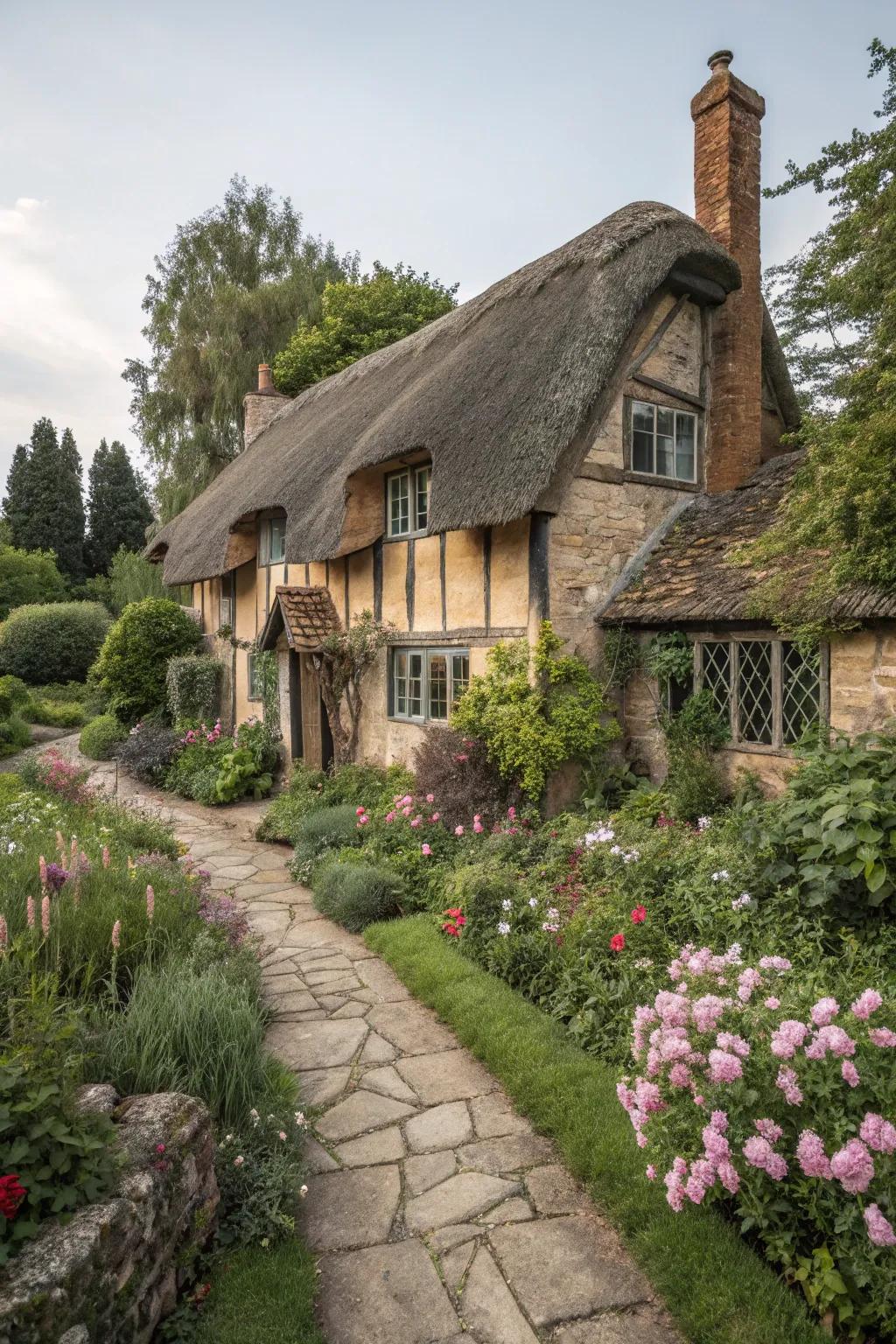 Charming windows that let in natural light.