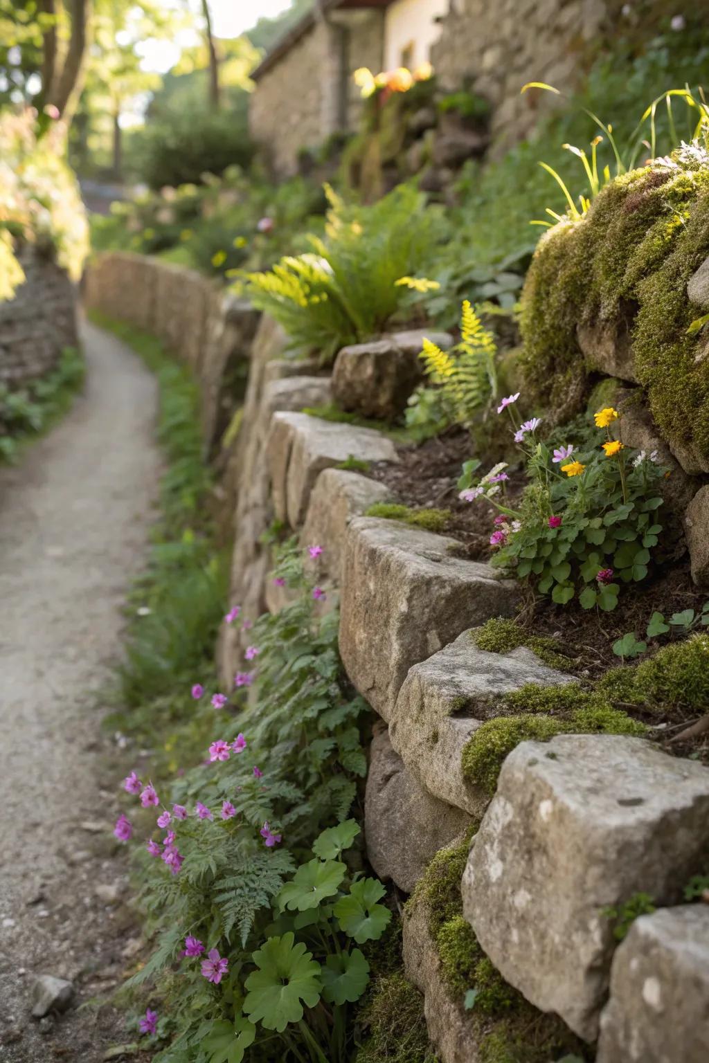 Plant pockets add layers and interest.