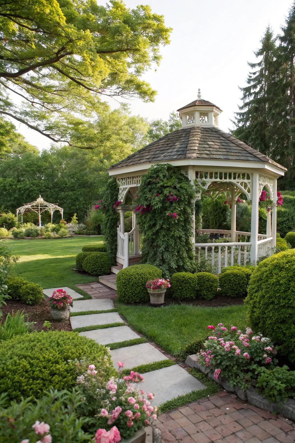 Gazebos provide a picturesque and functional addition to your backyard.