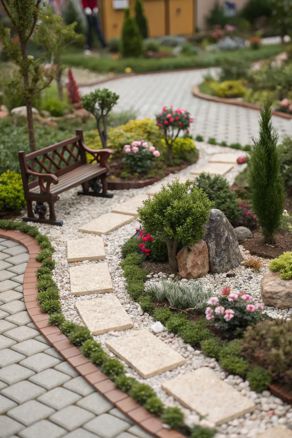 Miniature gardens offer a whimsical touch to your landscape.