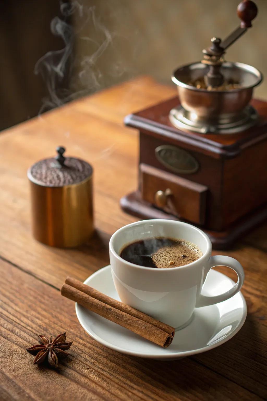 Enjoy a gourmet coffee experience to elevate your breakfast.