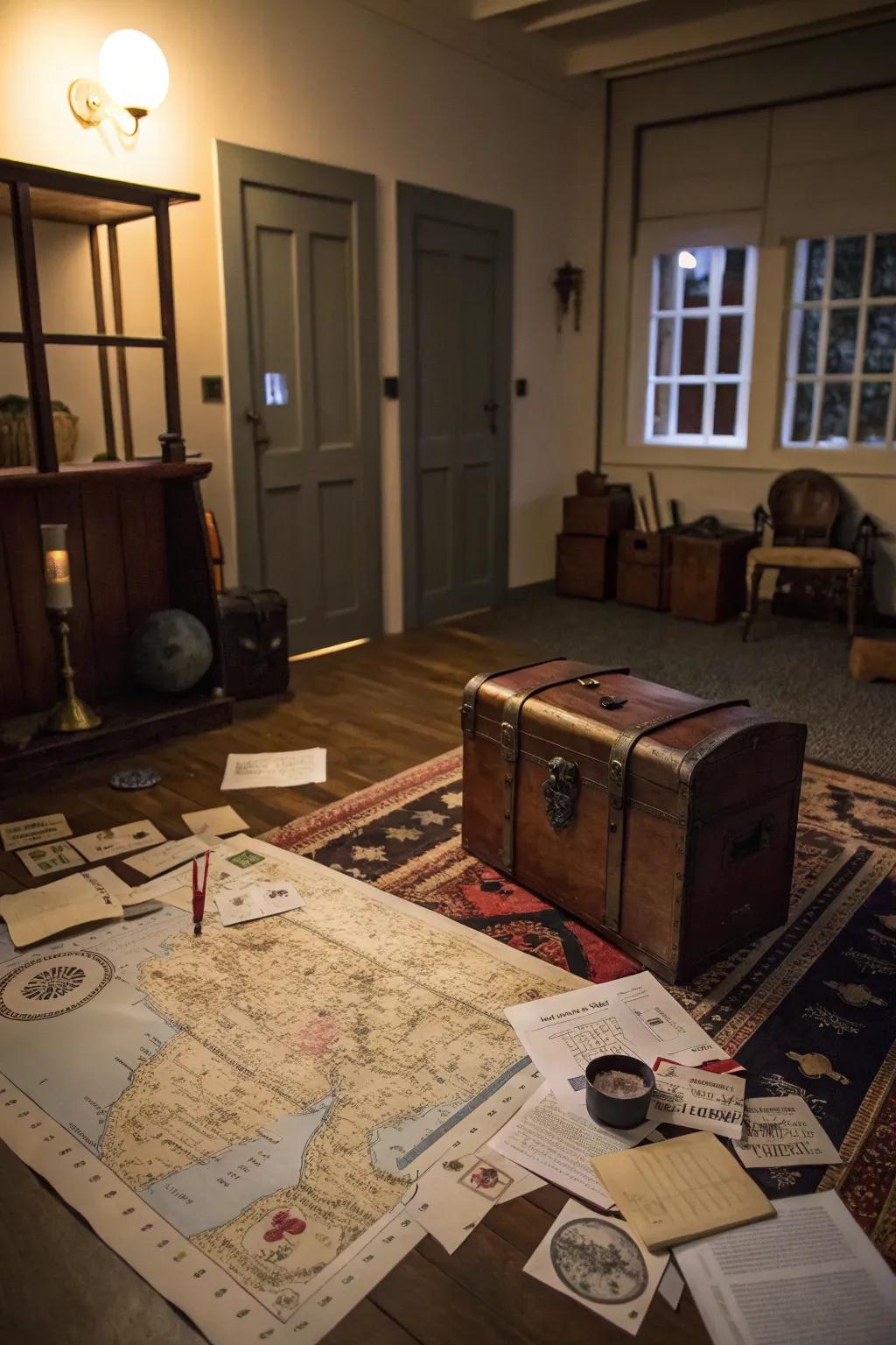 Test your wits with a thrilling mystery escape room.