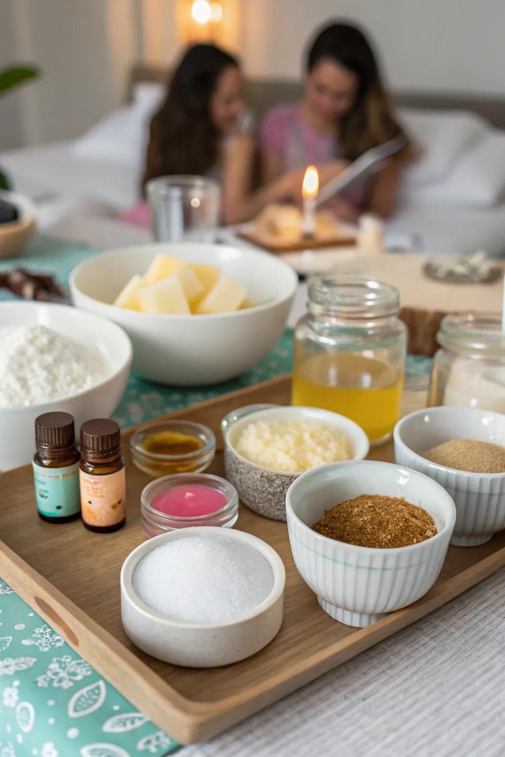 Crafting lip scrubs is a sweet and pampering activity.