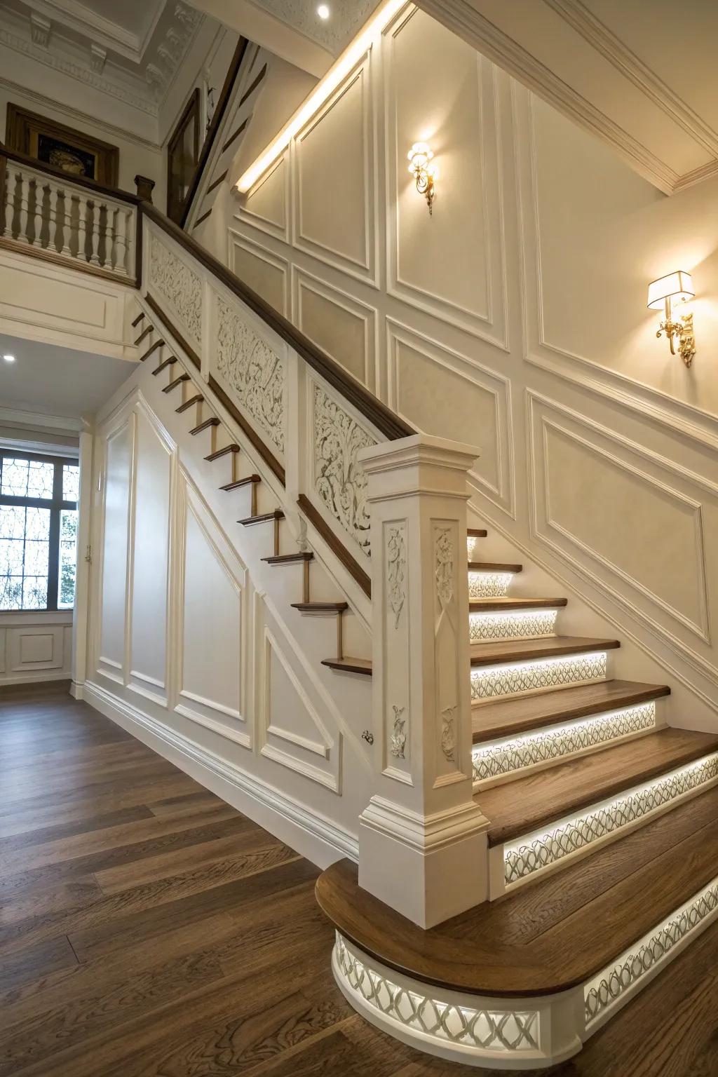 Accent trim enhances architectural features beautifully.