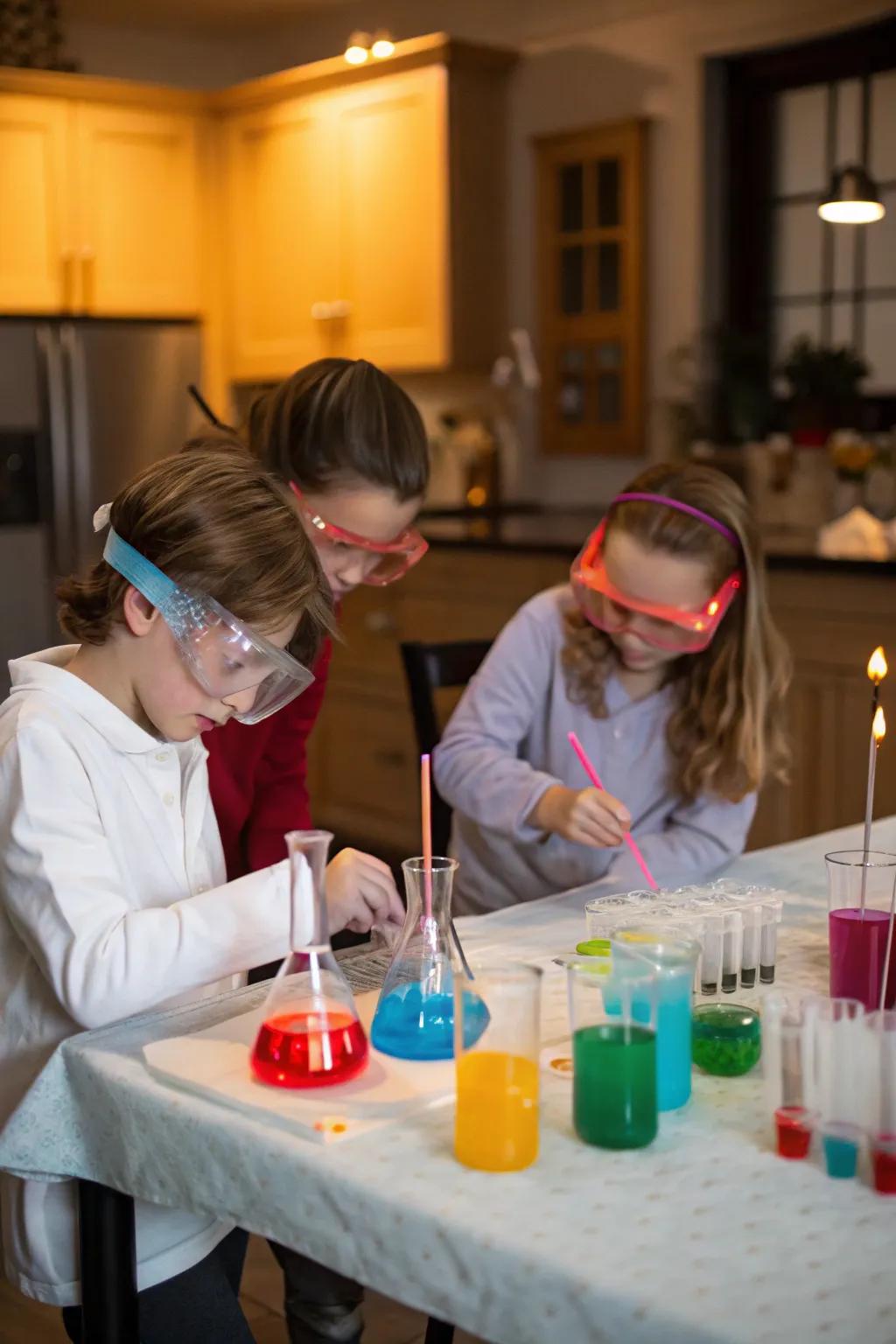 Spark curiosity with engaging homemade science experiments.