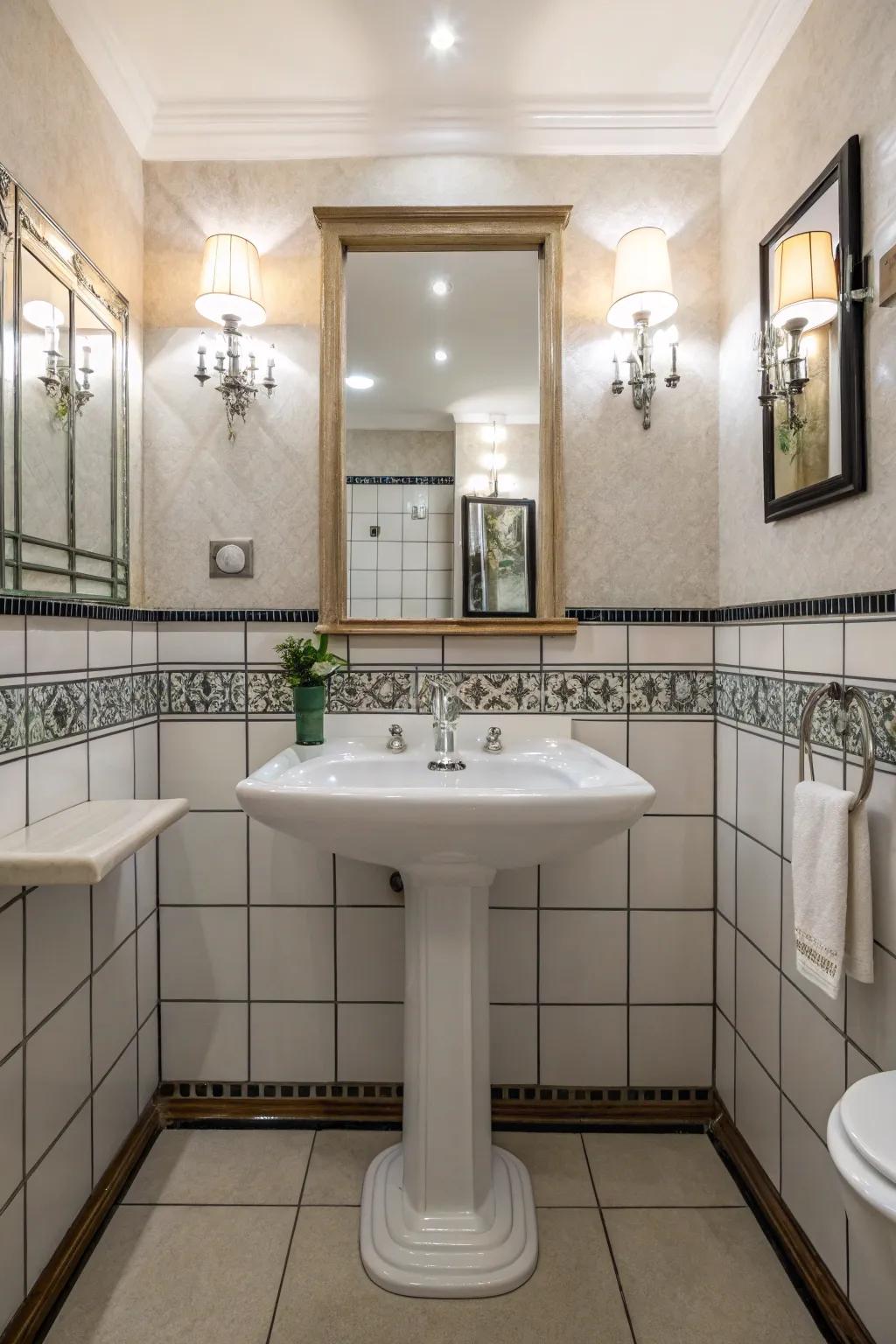 Symmetry creates a harmonious and pleasing environment.