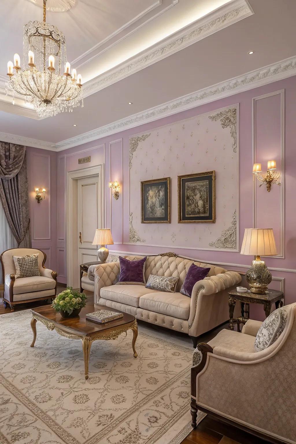 Lilac evokes calm and elegance