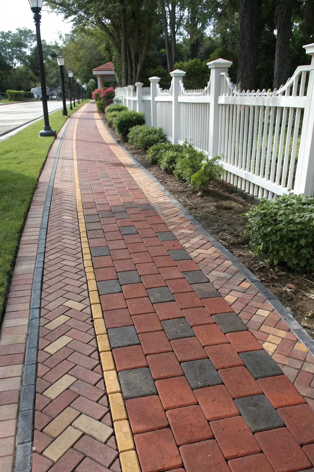 Borders: Enhance your walkway with creative edges.