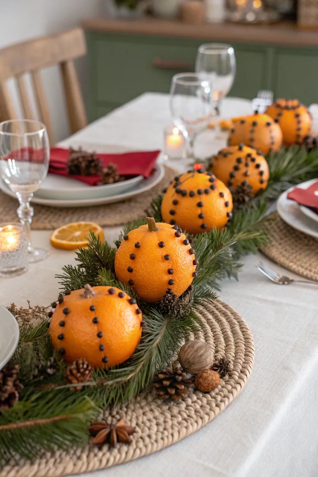 Pomanders fill the holiday air with delightful scents.