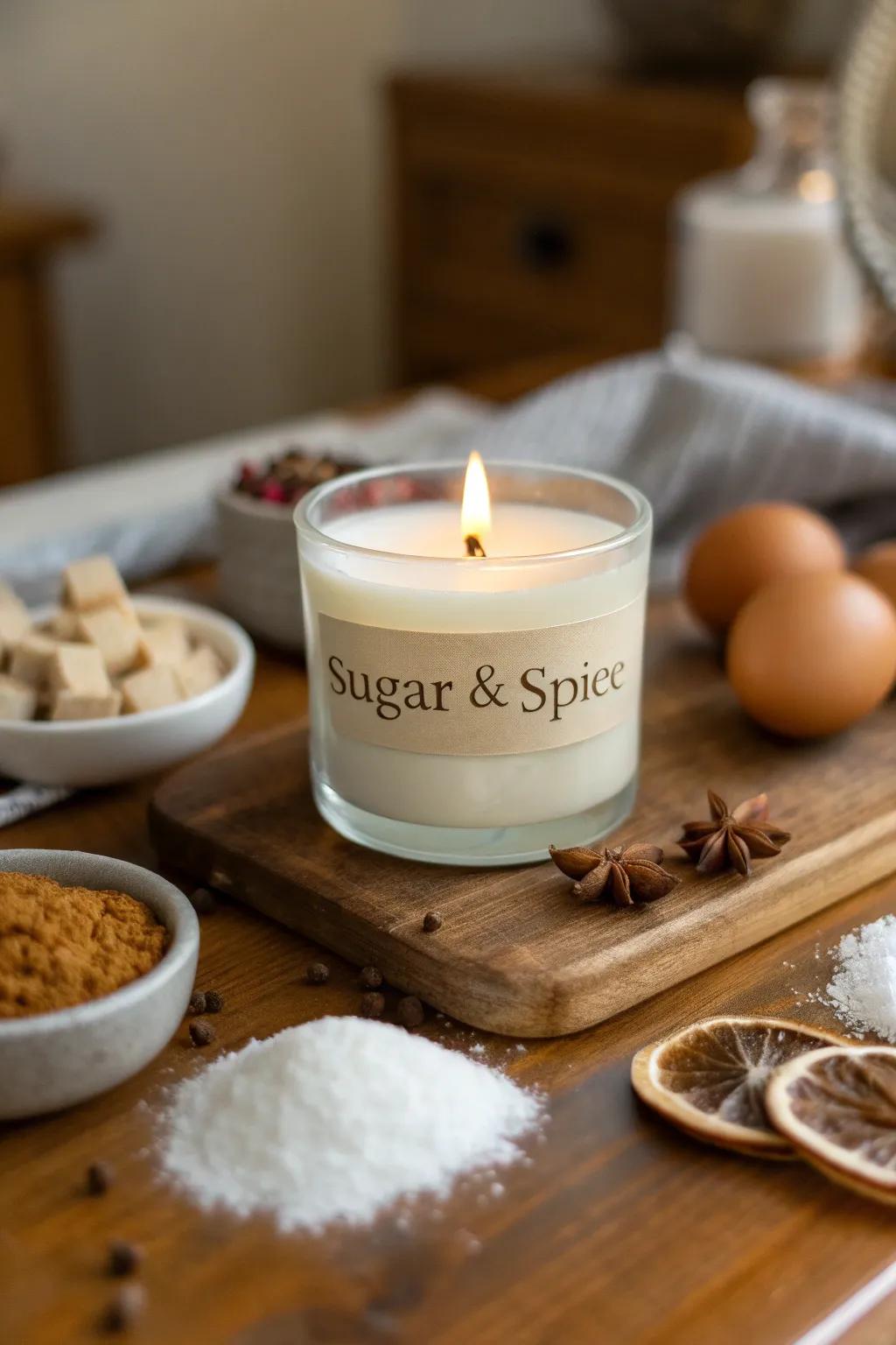 Sugar & Spice Candle for Festive Cheer