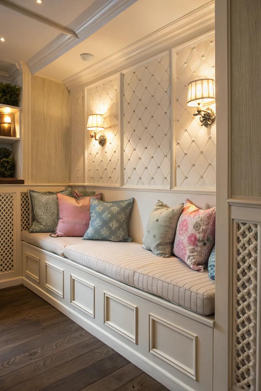 Cozy nooks add charm and functionality