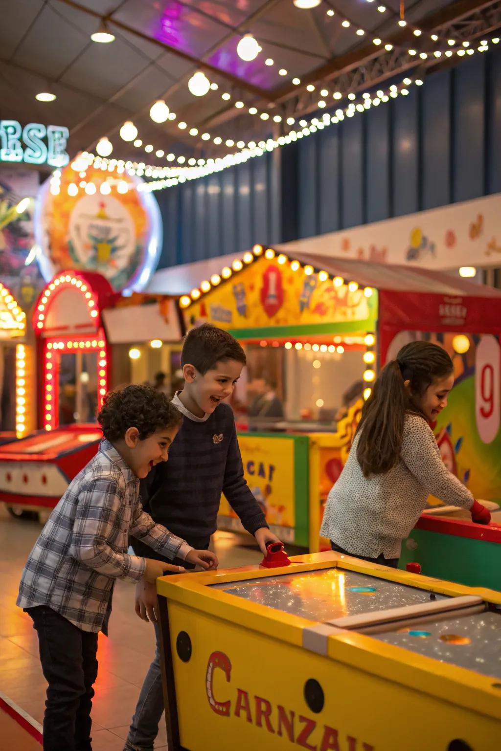 Bring the joy of the carnival indoors with fun and simple games.